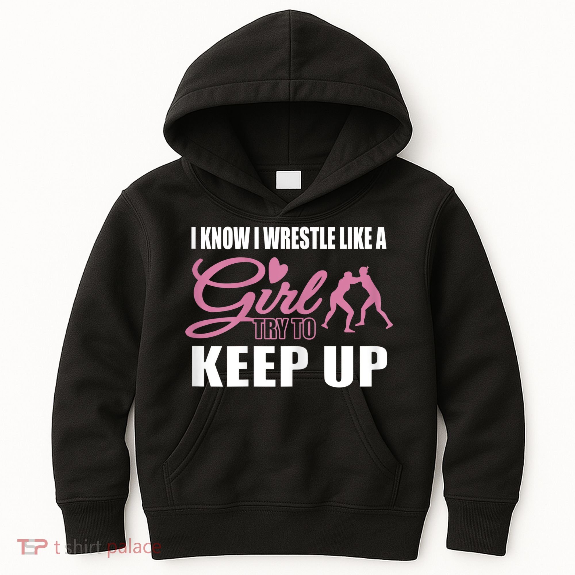 Girls Wrestling Kids Hoodie