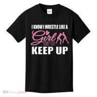 Girls Wrestling Kids T-Shirt thumb 0