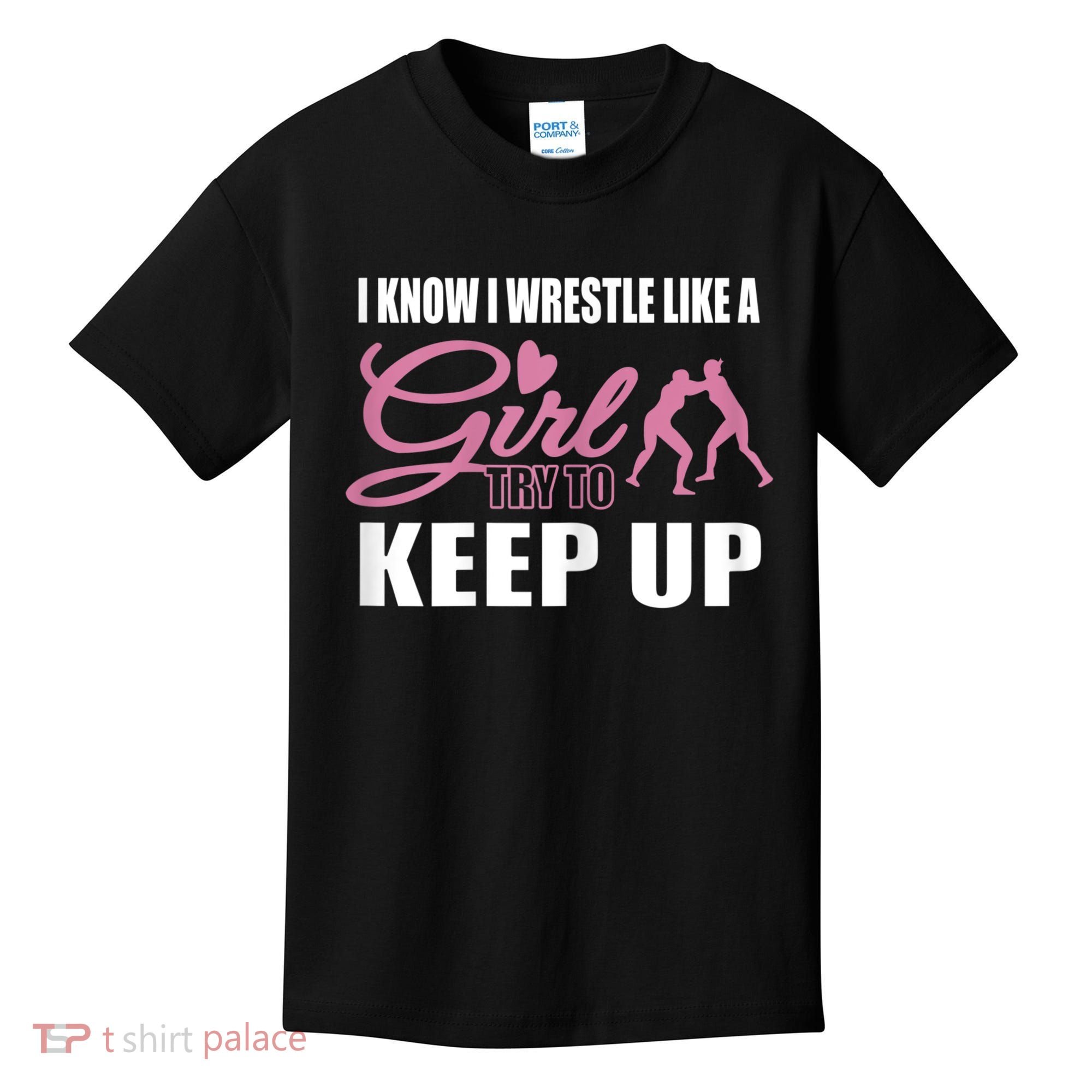 Girls Wrestling Kids T-Shirt