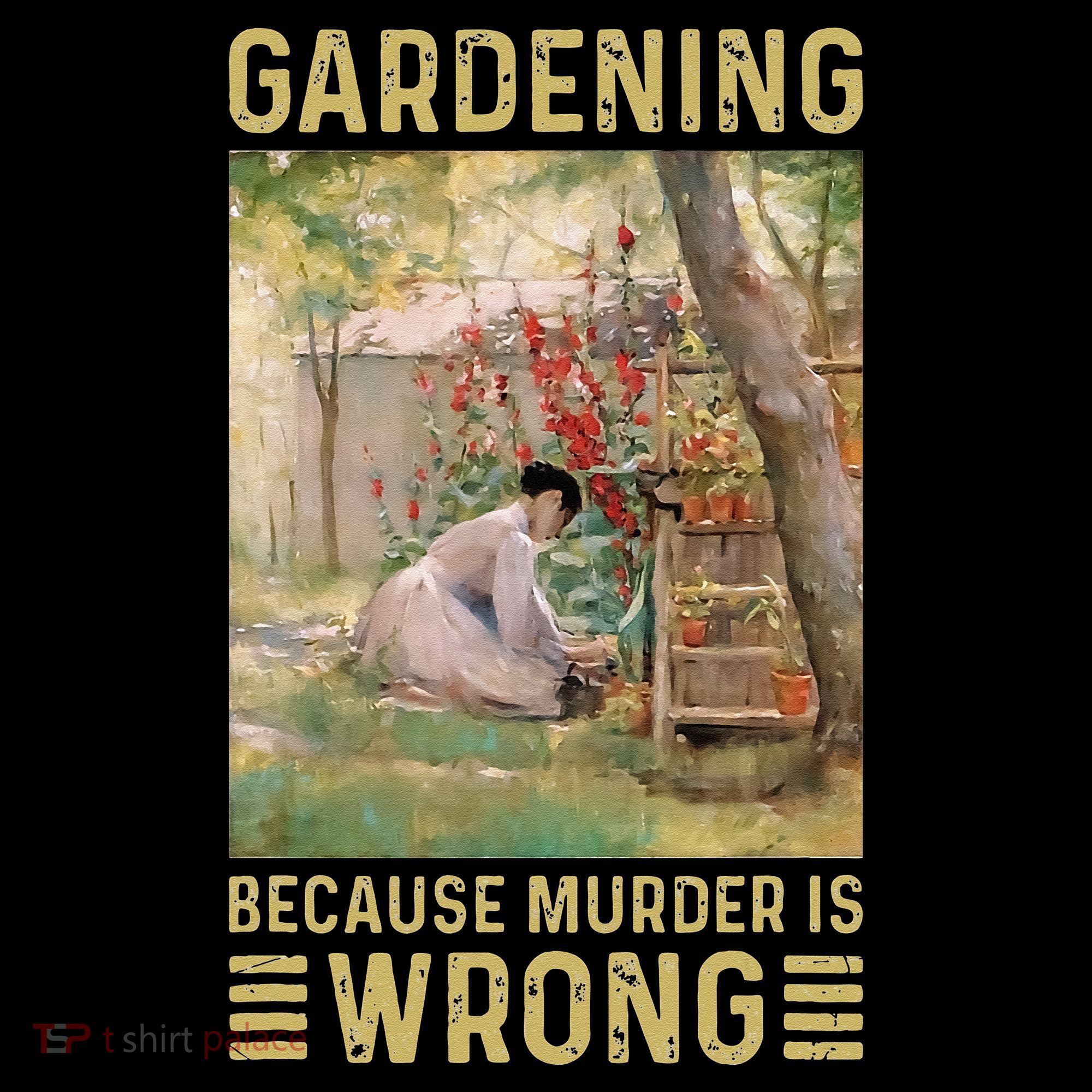 Gardener Women Gardening Because Murder Is Wrong Women's Hoodie