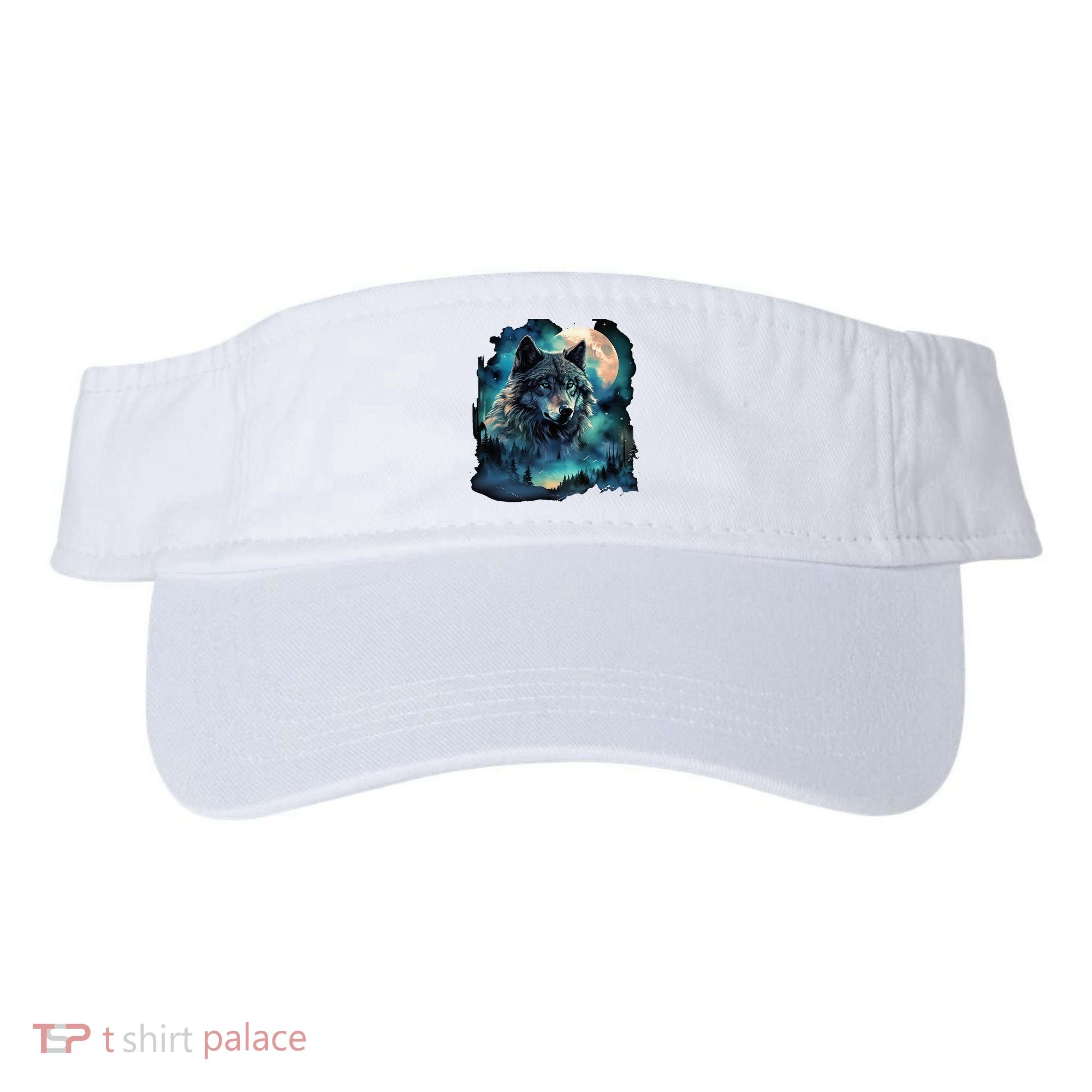 Grey Wolf Hunting Grounds Icy Moon Forest Galaxy Visor