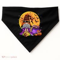 Gnome Witch Halloween Costume Pumpkin Autumn Fall Holiday USA-Made Doggie Bandana thumb 0
