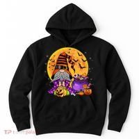 Gnome Witch Halloween Costume Pumpkin Autumn Fall Holiday Hoodie thumb 0