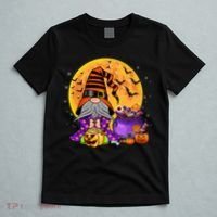 Gnome Witch Halloween Costume Pumpkin Autumn Fall Holiday T-Shirt thumb 5