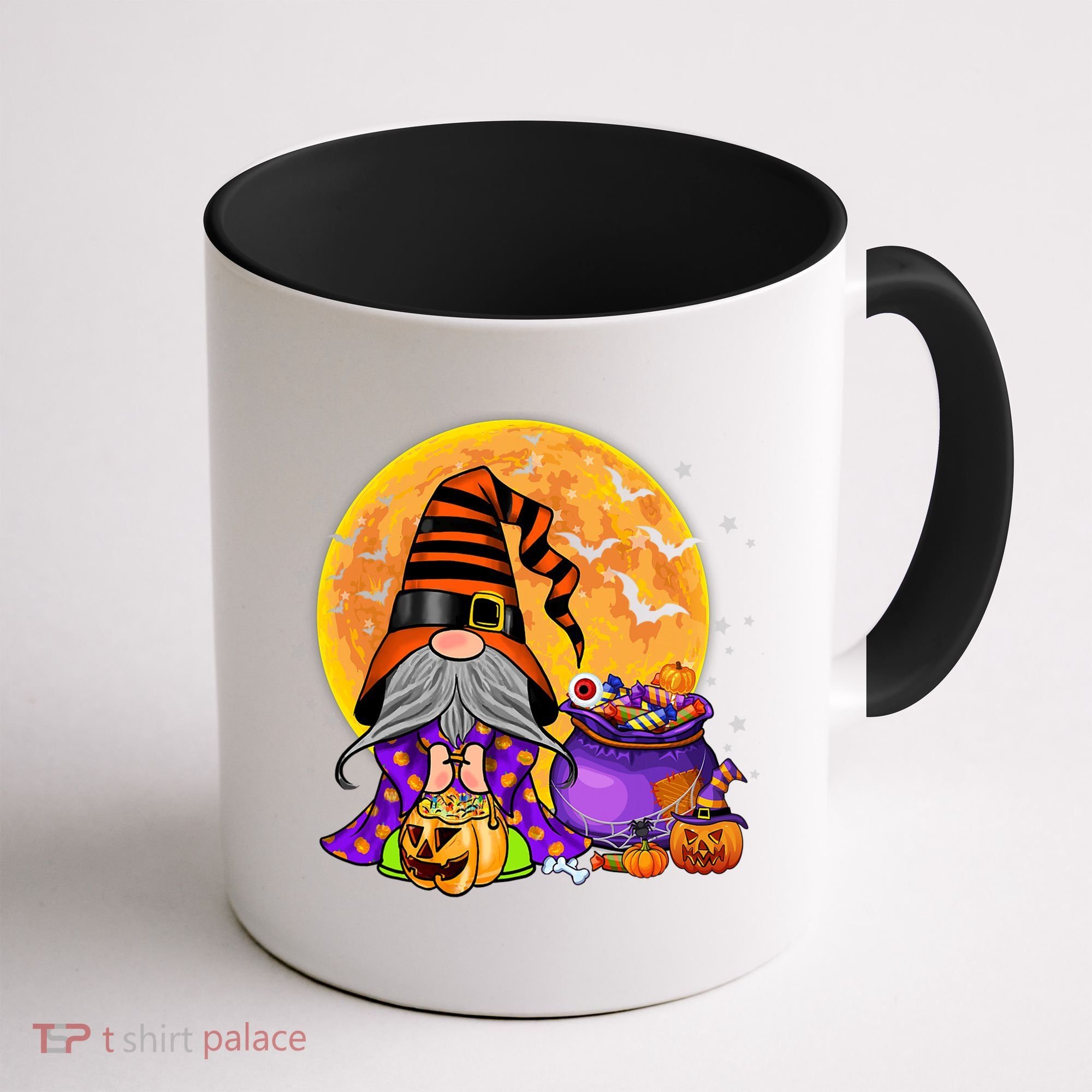 Gnome Witch Halloween Costume Pumpkin Autumn Fall Holiday Coffee Mug
