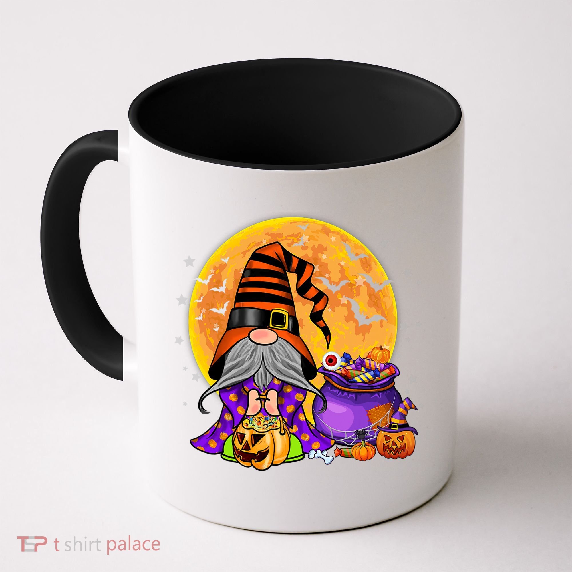 Gnome Witch Halloween Costume Pumpkin Autumn Fall Holiday Coffee Mug
