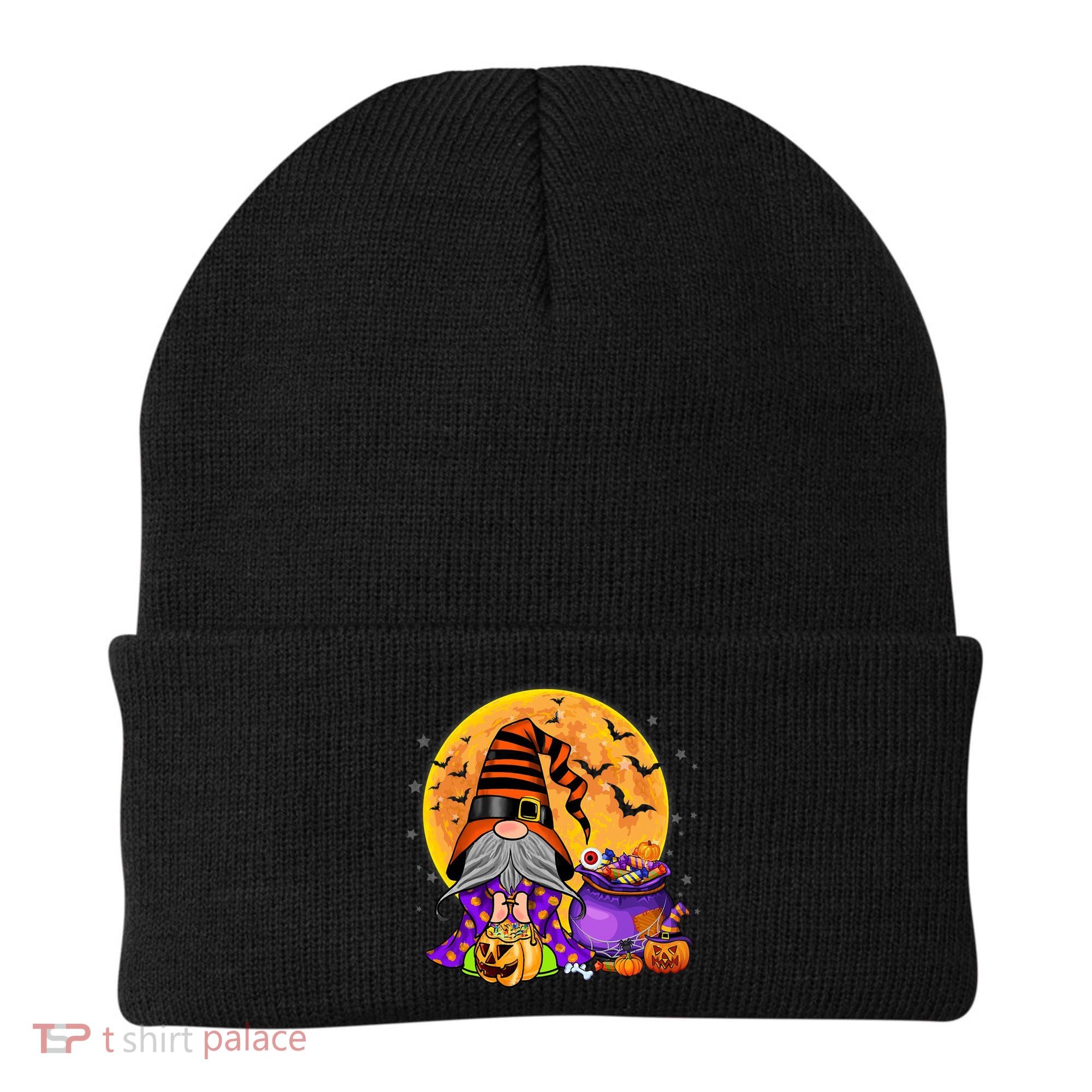 Gnome Witch Halloween Costume Pumpkin Autumn Fall Holiday Beanie