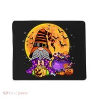 Gnome Witch Halloween Costume Pumpkin Autumn Fall Holiday Mousepad thumb 0