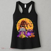 Gnome Witch Halloween Costume Pumpkin Autumn Fall Holiday Women's Tank Top thumb 3