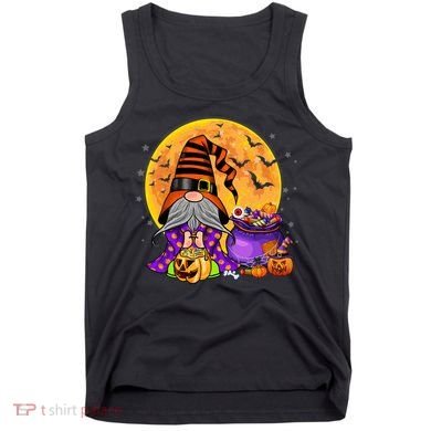 Gnome Witch Halloween Costume Pumpkin Autumn Fall Holiday Tank Top
