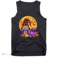 Gnome Witch Halloween Costume Pumpkin Autumn Fall Holiday Tank Top thumb 0