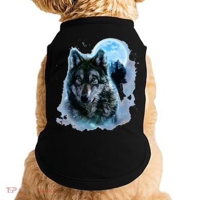 Grey Wolf Hunting Ground Icy Moon Forest Galaxy Doggie Tank