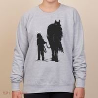 Girl With Horse Women's Sweatshirt thumb 0