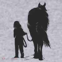Girl With Horse Women's Sweatshirt thumb 2