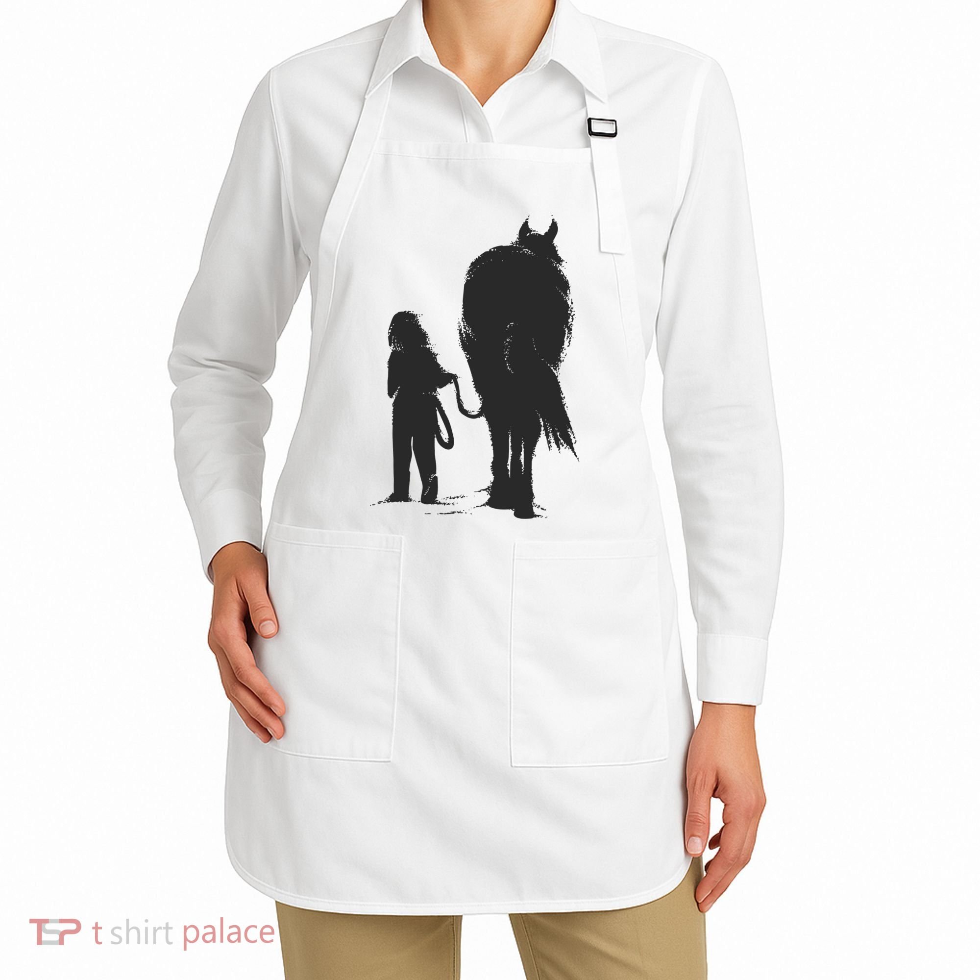Girl With Horse Apron