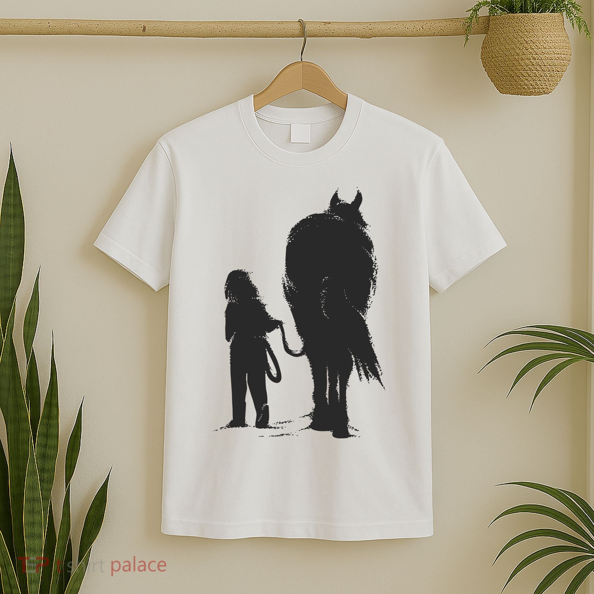 Girl With Horse T-Shirt