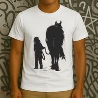 Girl With Horse T-Shirt thumb 3