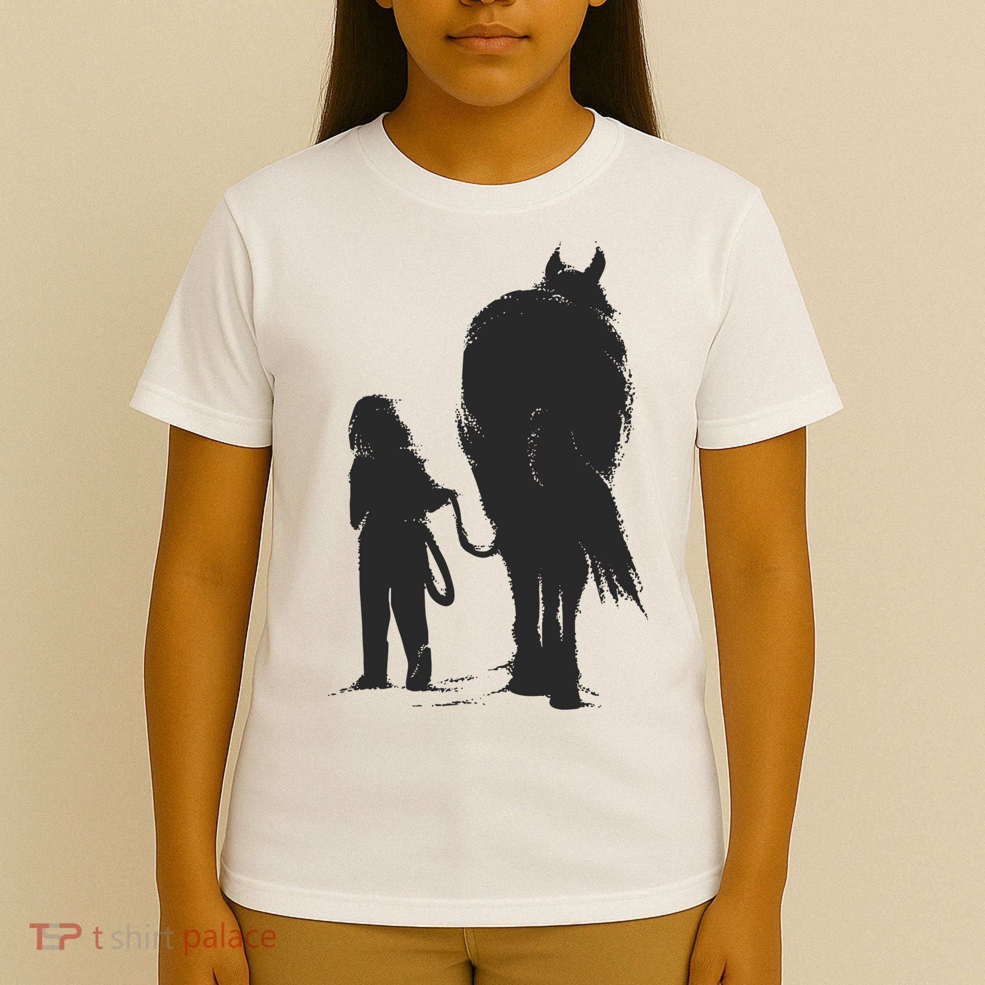 Girl With Horse T-Shirt