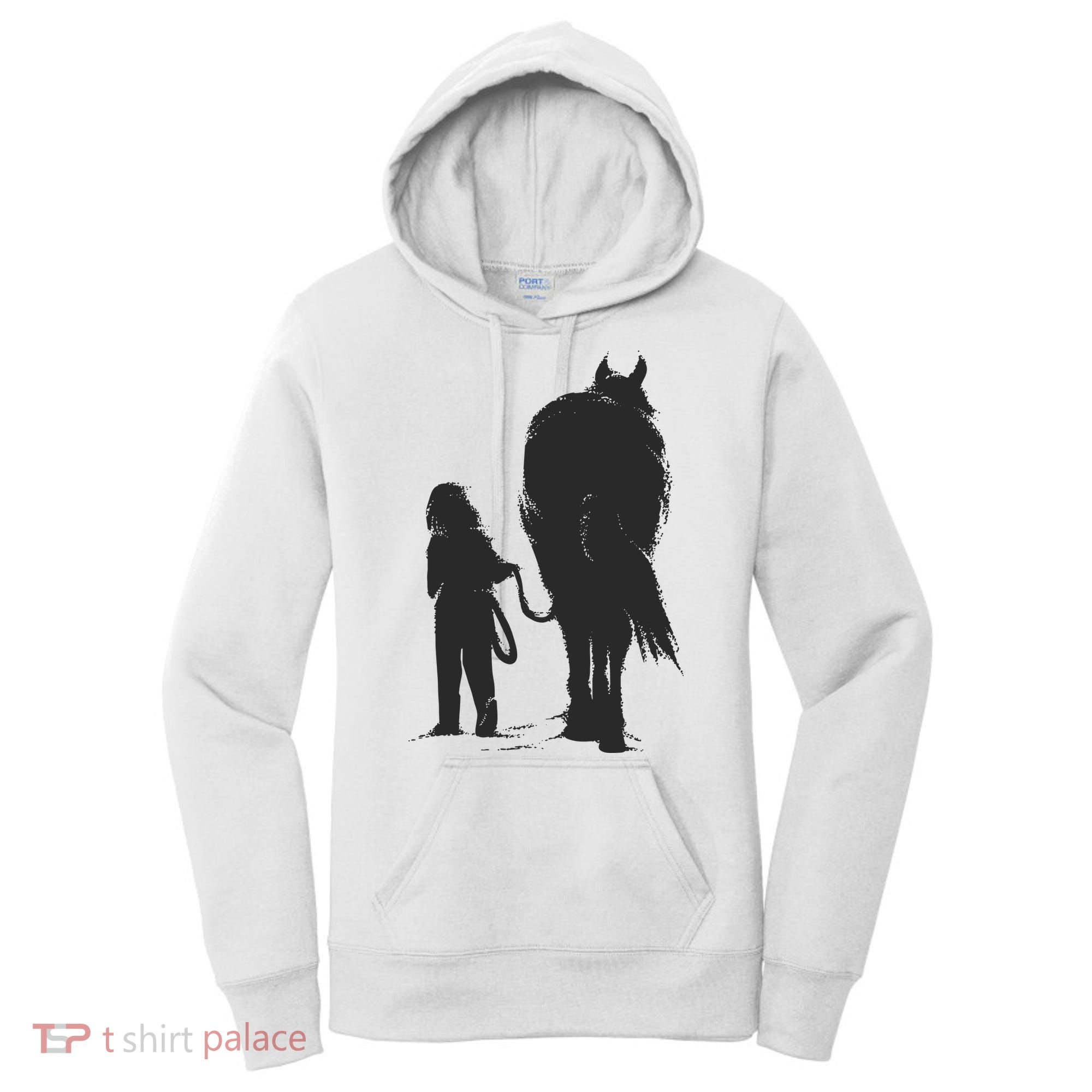 Girl With Horse Women's Hoodie