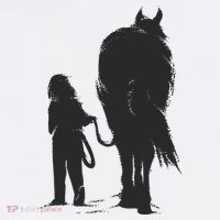 Girl With Horse Women's Hoodie thumb 2