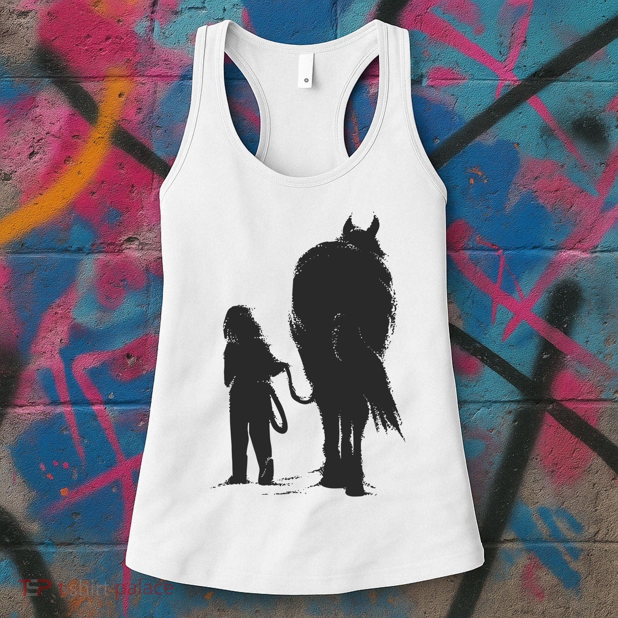 Girl With Horse Women's Tank Top
