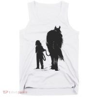 Girl With Horse Tank Top thumb 0