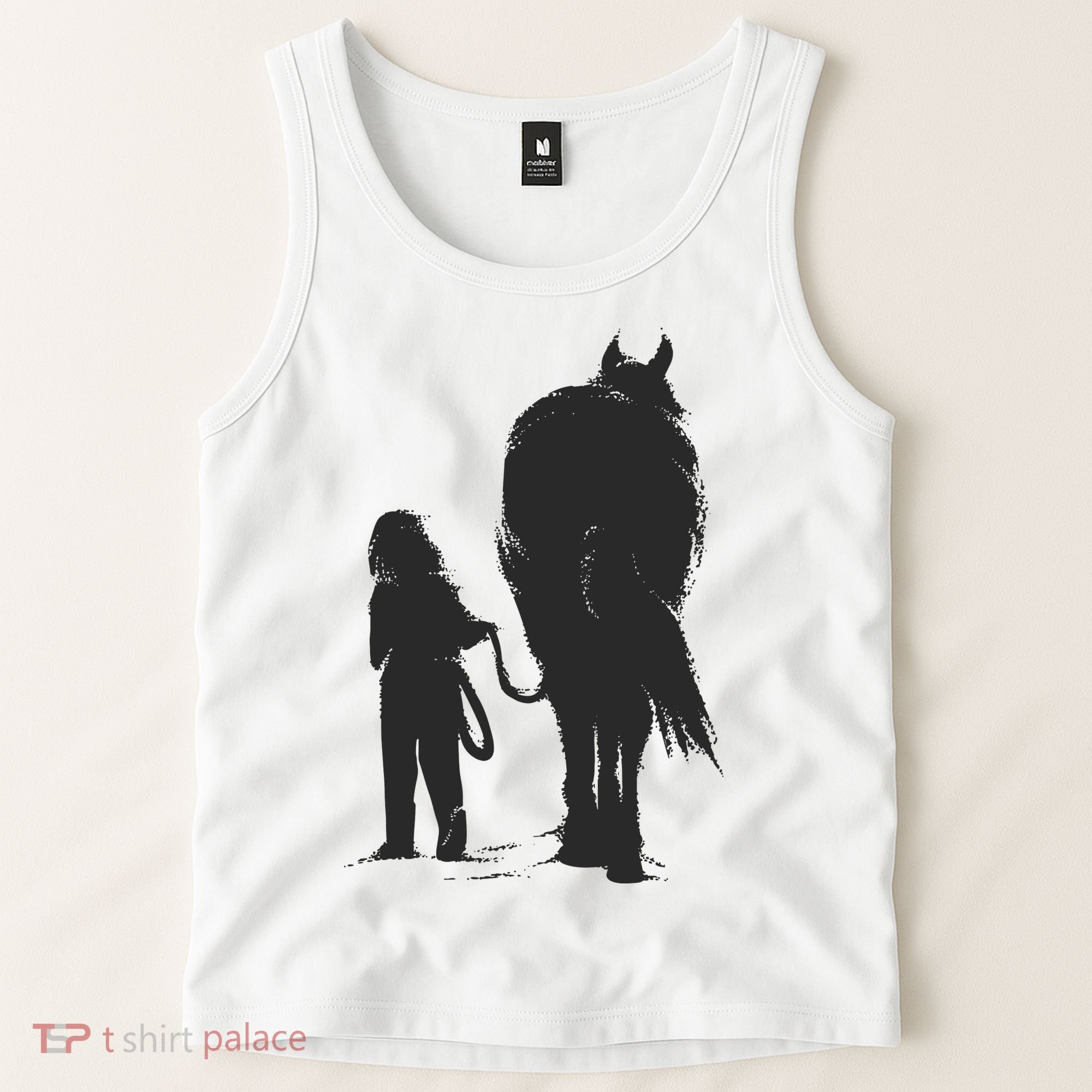 Girl With Horse Tank Top