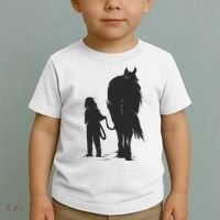 Girl With Horse Toddler T-Shirt thumb 2