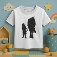 Girl With Horse Toddler T-Shirt thumb 3