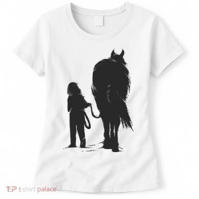Girl With Horse Women's T-Shirt