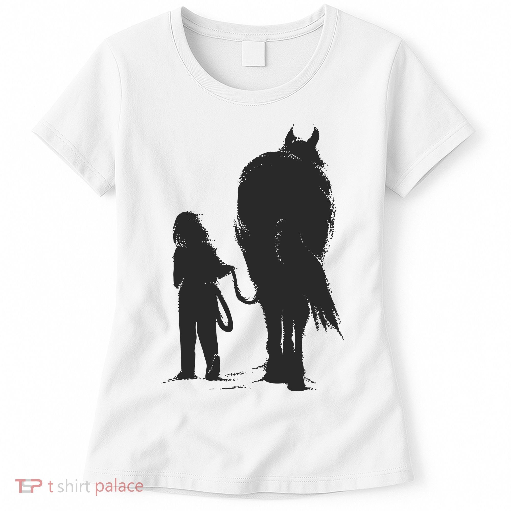 Girl With Horse Women's T-Shirt