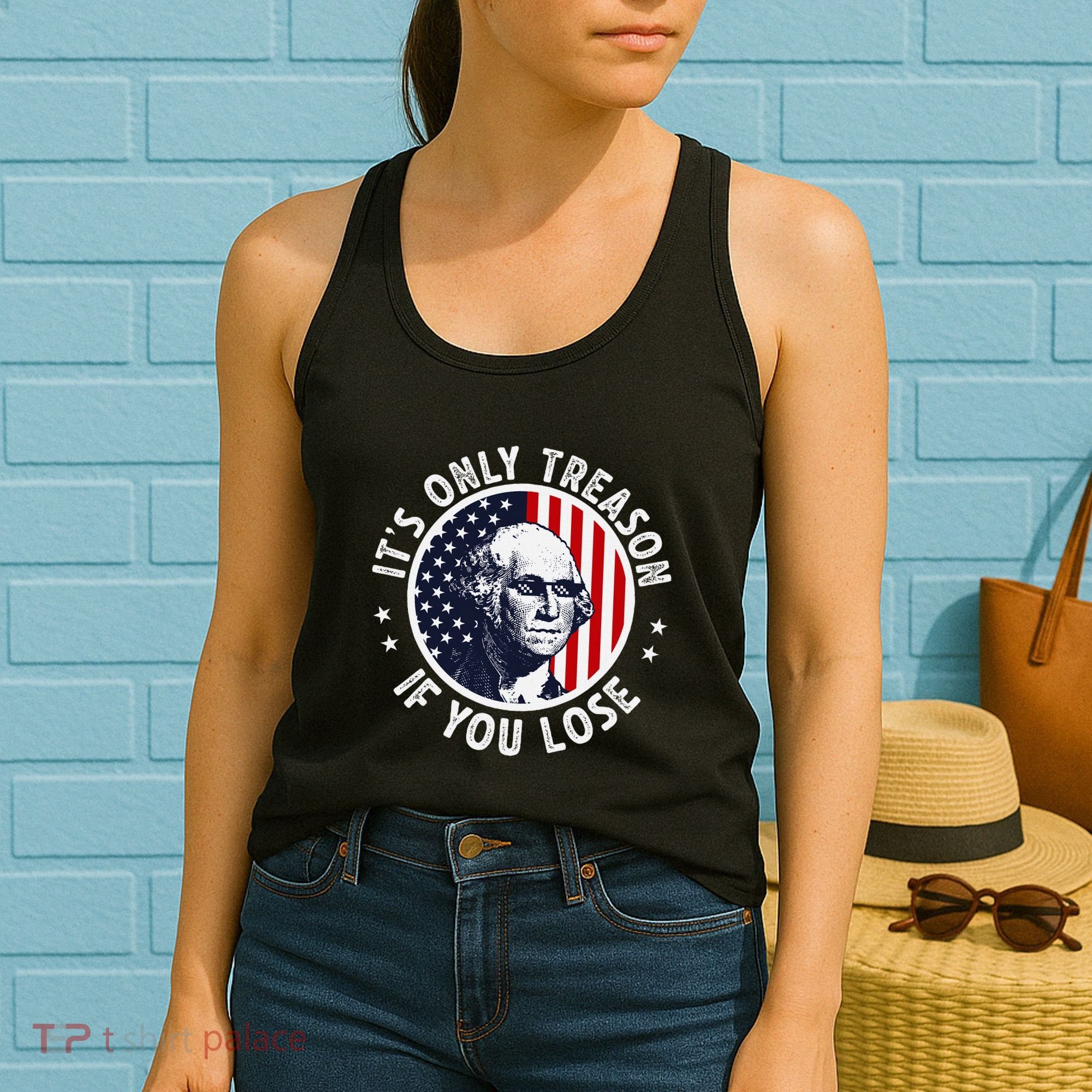 George Washington ItS Only Treason If You Lose Women's Tank Top