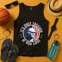 George Washington ItS Only Treason If You Lose Tank Top thumb 4