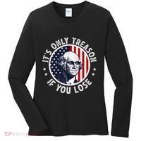 George Washington ItS Only Treason If You Lose Women's Long Sleeve Shirt thumb 0
