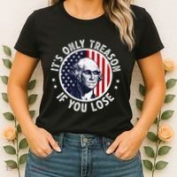 George Washington ItS Only Treason If You Lose Women's T-Shirt thumb 2