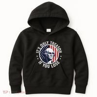 George Washington ItS Only Treason If You Lose Kids Hoodie thumb 0