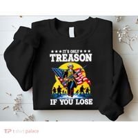 George Washington ItS Only Treason If You Lose Sweatshirt thumb 2