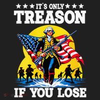 George Washington ItS Only Treason If You Lose Beanie thumb 2