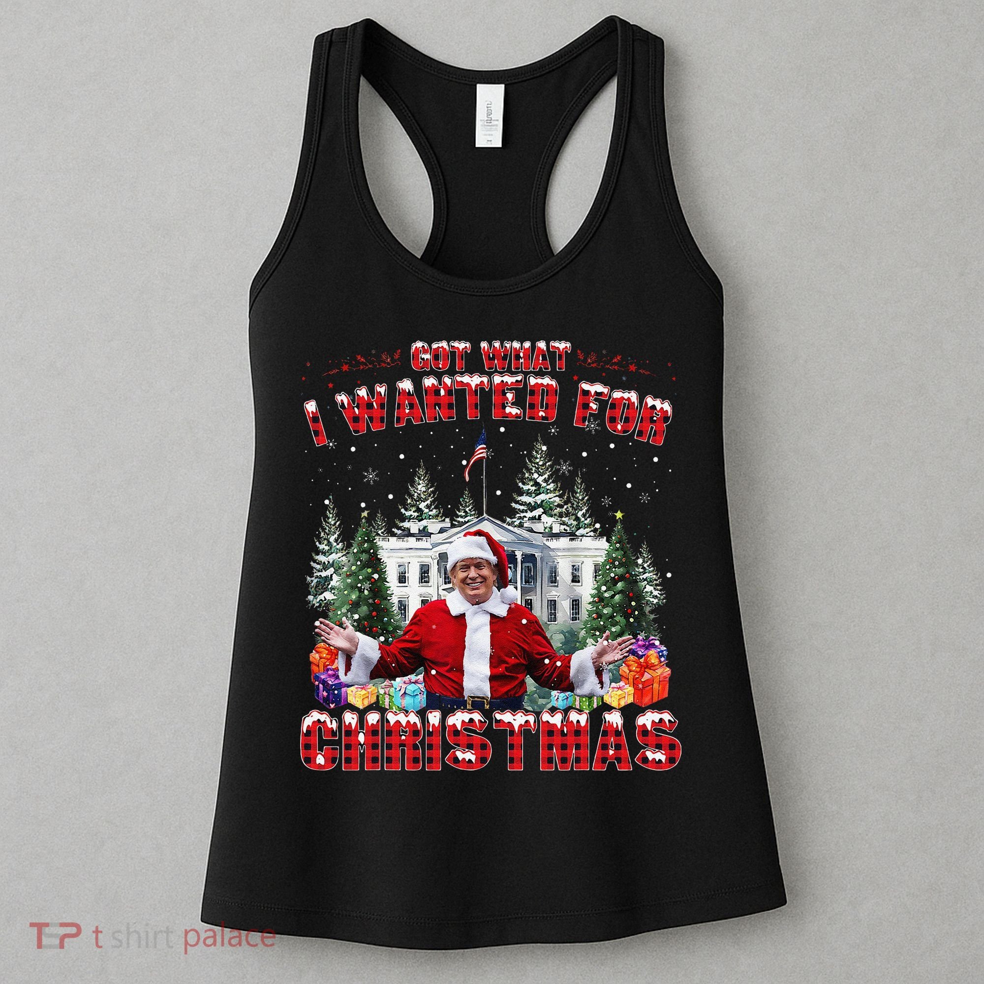Got What I Wanted For Christmas Trump Won Trump President Women's Tank Top