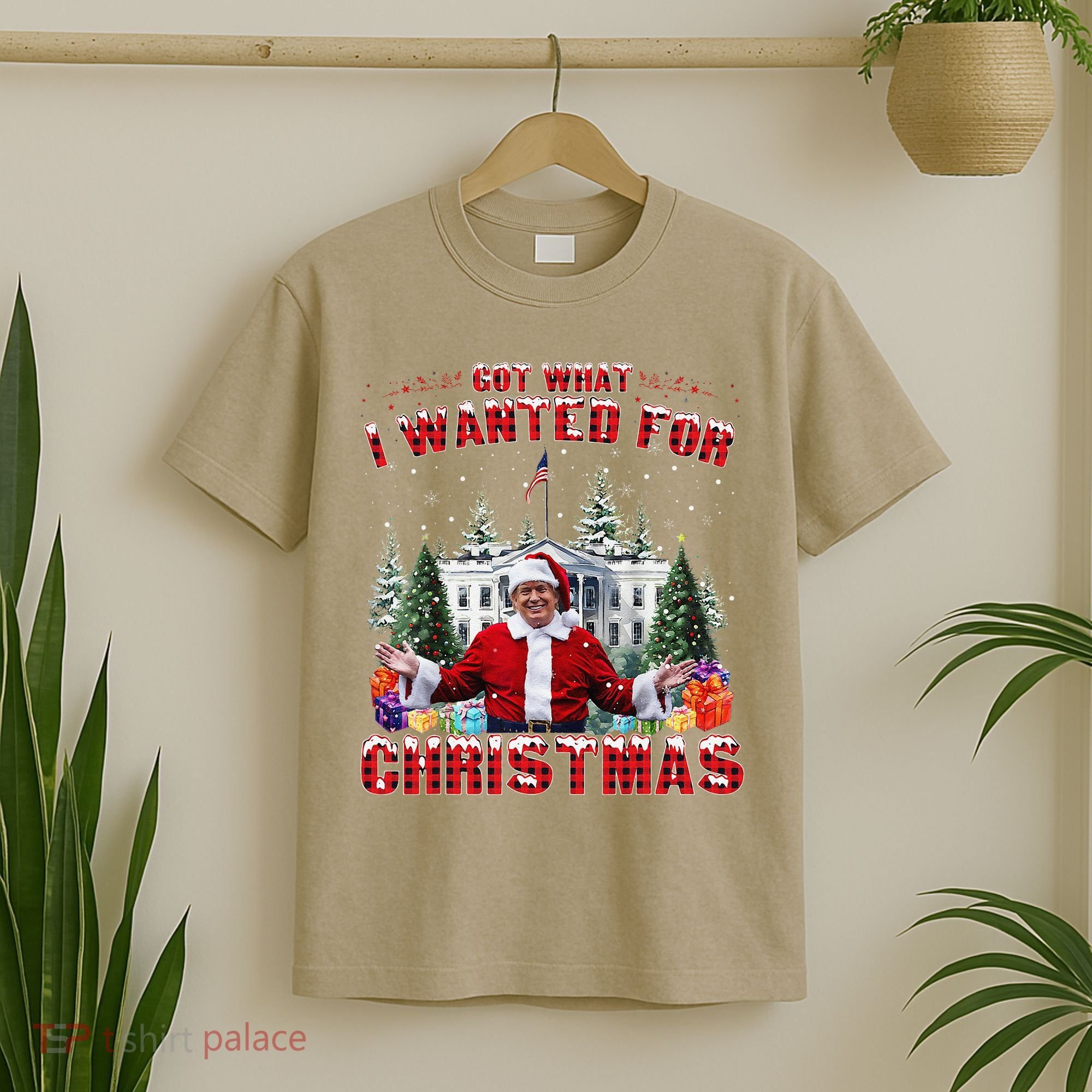 Got What I Wanted For Christmas Trump Won Trump President T-Shirt
