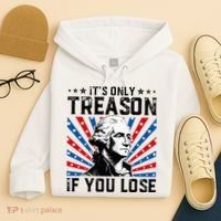 George Washington ItS Only Treason If You Lose 4th Of July Hoodie thumb 4