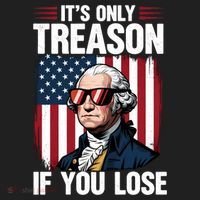 George Washington Its Only Treason If You Lose Women's Sweatshirt thumb 2
