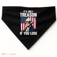 George Washington Its Only Treason If You Lose USA-Made Doggie Bandana thumb 0