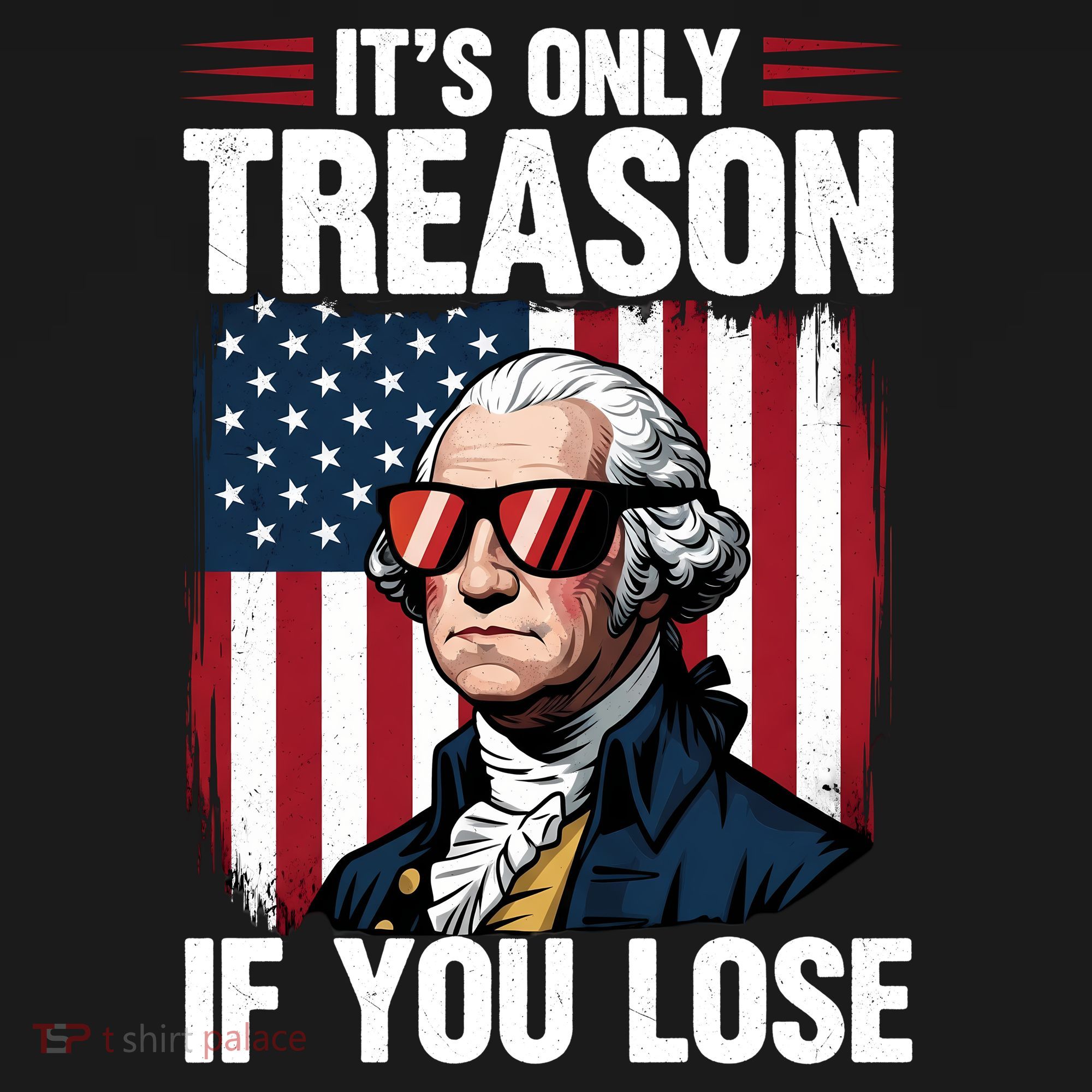 George Washington Its Only Treason If You Lose Apron