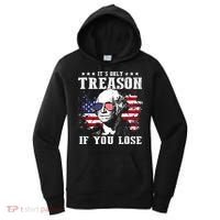 George Washington It's Only Treason If You Lose 4th Of July Women's Hoodie thumb 0