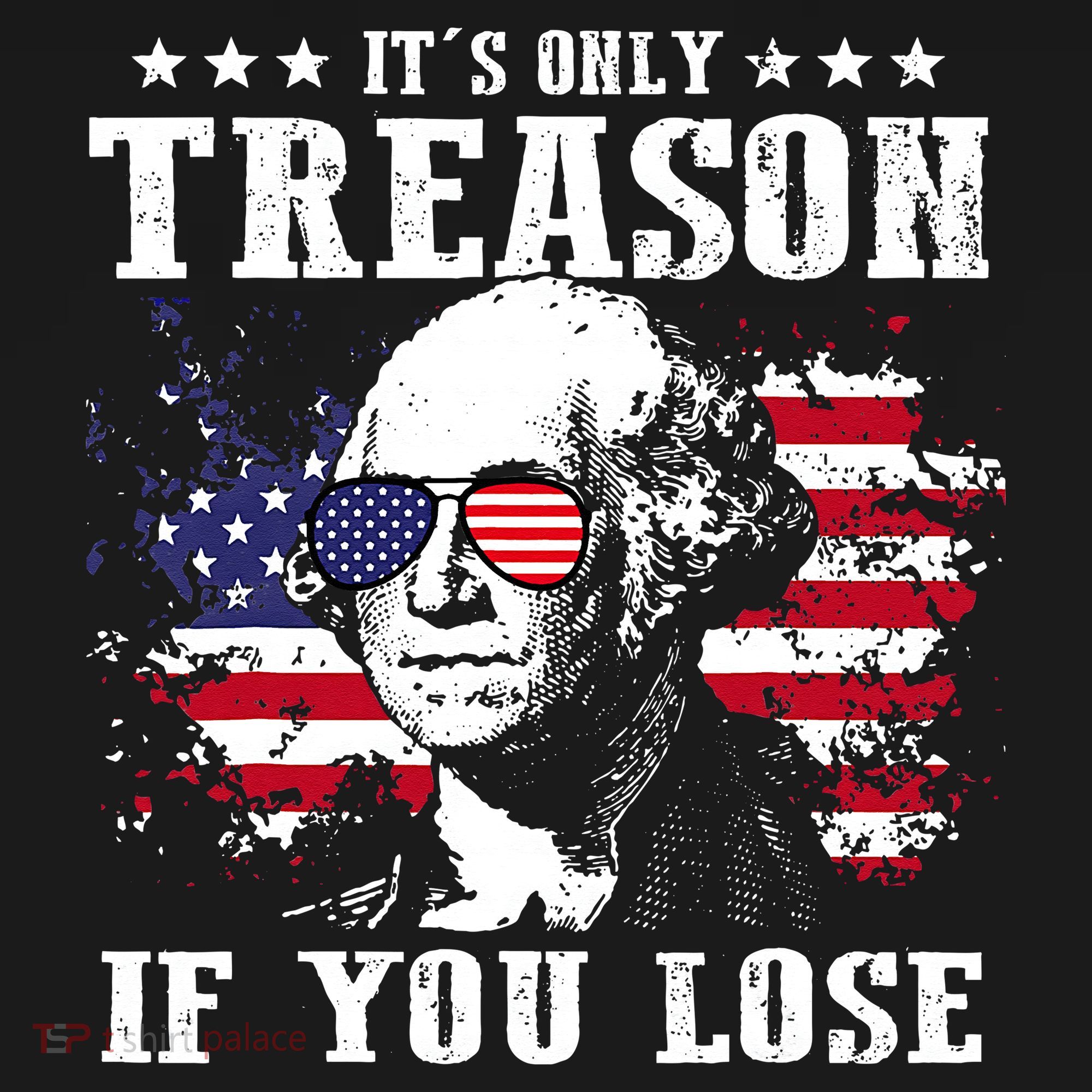George Washington It's Only Treason If You Lose 4th Of July Ornament
