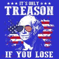 George Washington It's Only Treason If You Lose 4th Of July Women's Tank Top thumb 5