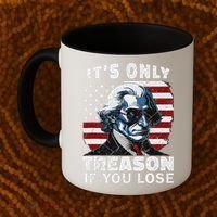 George Washington Its Only Treason If You Lose Coffee Mug thumb 2
