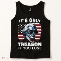 George Washington Its Only Treason If You Lose Tank Top thumb 2