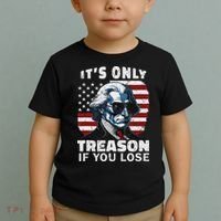 George Washington Its Only Treason If You Lose Toddler T-Shirt thumb 2